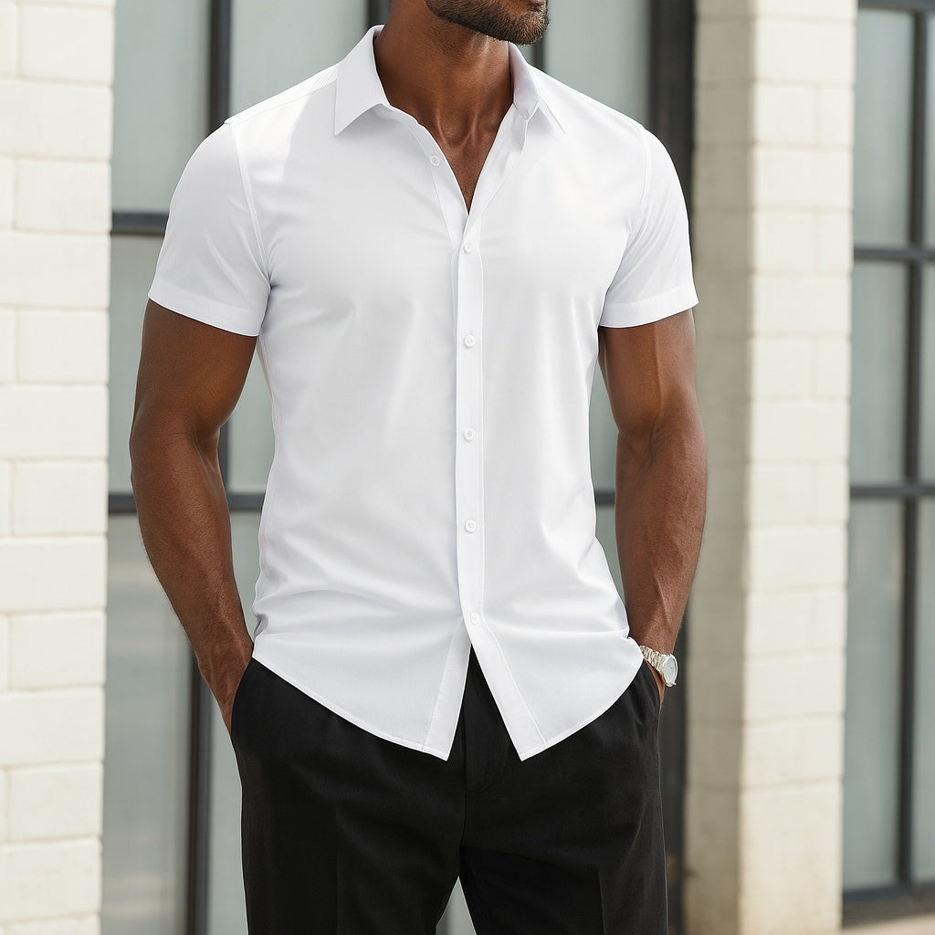 Herrenhemd Felix – Kurzarm Slim Fit Businesshemd