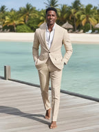 Herrenanzug Felix – Slim Fit, klassischer Dreiteiler mit Weste