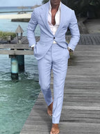 Herrenanzug Felix – Slim Fit, klassischer Dreiteiler mit Weste