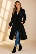 Damen Trenchcoat Emma – Klassisch mit Doppelreiher