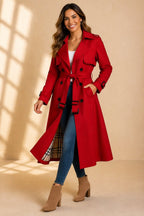 Damen Trenchcoat Emma – Klassisch mit Doppelreiher