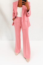 Damen Anzug Emma – Strukturierter Blazer mit gerader Hose
