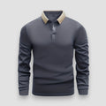 Herren Langarm-Polo Felix – Leichter Stoff, Regular Fit