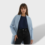 Damen Wollmantel Sophia – Oversize, lang, gemütlich