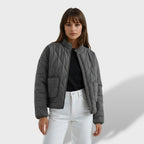 Damen Winterjacke Lena – Oversized elegant, Premium wattiert
